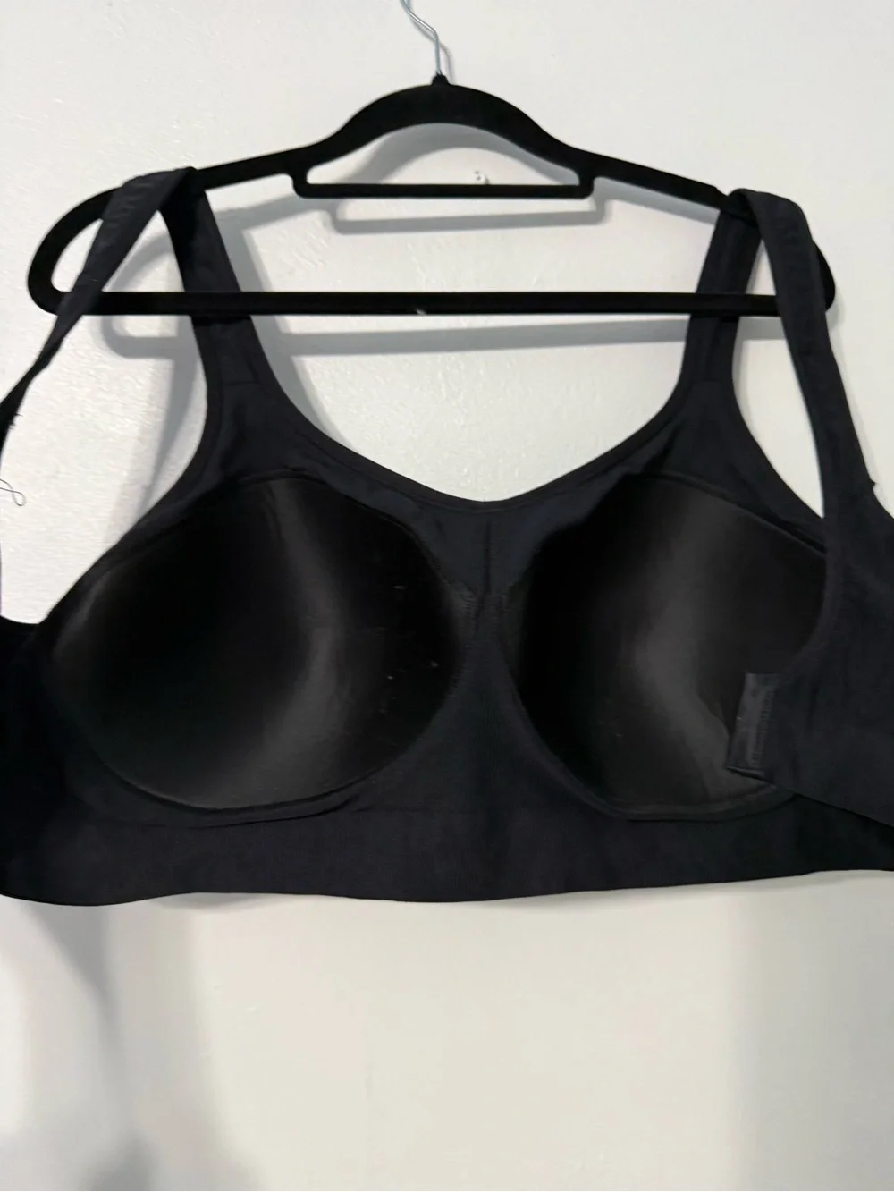 Truekind Everyday Comfort Black Seamless Support Bra 4XL